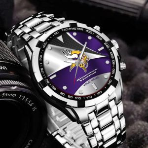 Minnesota Vikings Custom Name Elegant Fashion Design Watch VS06