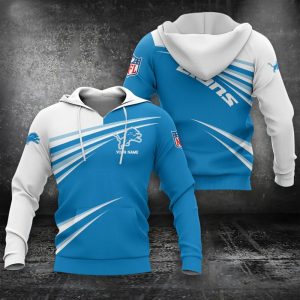 Detroit Lions VS10 Custom Name Zipper,Hoodie, Baseball, Bomber Jacket, Tshirt, Sweatshirt, Polo Shirt