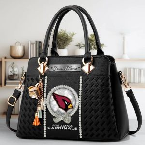 Arizona Cardinals Custom Name Classic Leather Handbag VS08