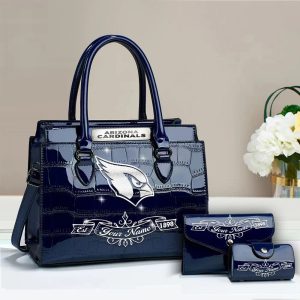Arizona Cardinals Custom Name Classic Leather Handbag VS07