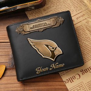 Arizona Cardinals Custom Name Casual Leather Wallet VS02