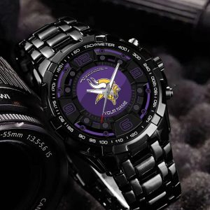 Minnesota Vikings Custom Name Elegant Fashion Design Watch VS03