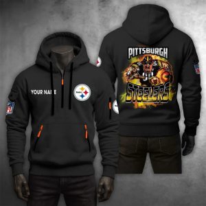 Pittsburgh Steelers Custom Name High Quality Thick Hoodie VS10