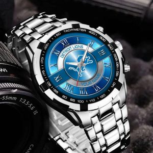 Detroit Lions Custom Name Elegant Fashion Design Watch VS04
