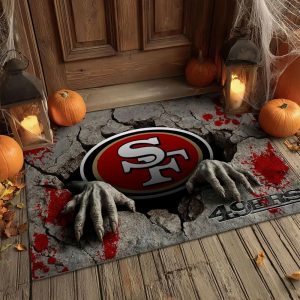 San Francisco 49ers Welcome Personalized Floormat VS04