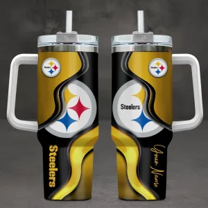 Pittsburgh Steelers  Custom Name40oz Tumbler VS02