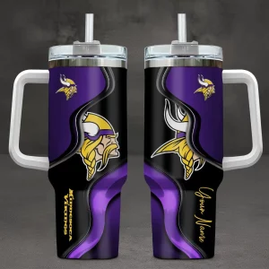 Minnesota Vikings Custom Name40oz Tumbler VS02