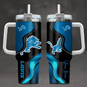Detroit Lions Custom Name40oz Tumbler VS02