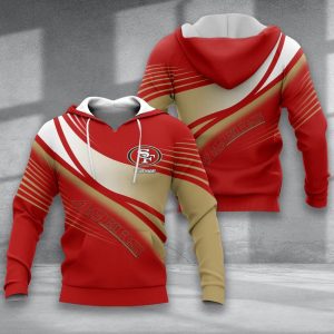 San Francisco 49ers Custom Name Zipper, Hoodie, Baseball Jacket, Bomber Jacket, Tshirt, Sweatshirt, Polo Shirt VS09