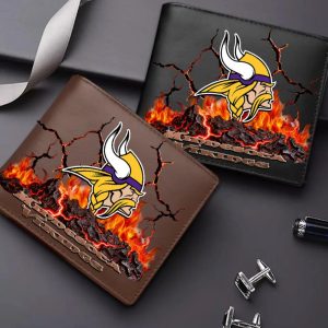 Minnesota Vikings Casual Leather Wallet VS02