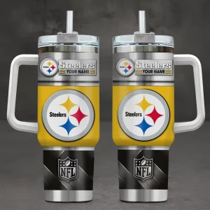 Pittsburgh Steelers  Custom Name40oz Tumbler VS01