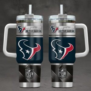 Houston Texans Custom Name 30oz Tumbler VS02