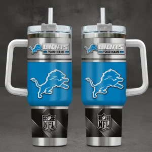 Detroit Lions Custom Name40oz Tumbler VS01