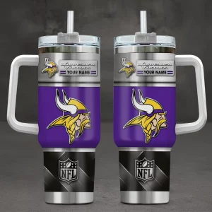 Minnesota Vikings Custom Name40oz Tumbler VS01