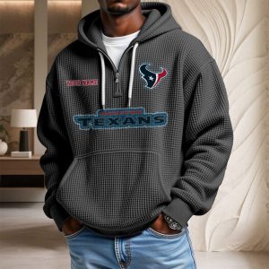 Houston Texans Custom Name High Quality Thick Hoodie VS13