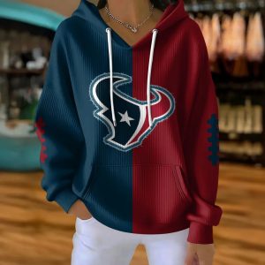Houston Texans Women High Quality Thick Hoodie VS13