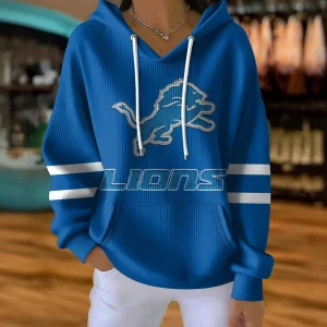 Detroit Lions High Quality Cotton Women Thick Hoodie VS01