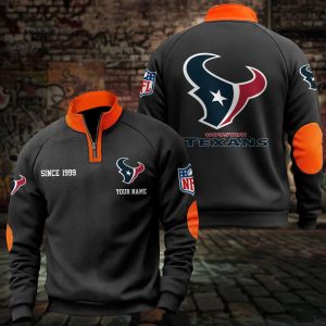 Houston Texans Custom Name Casual Design Sport Sweatshirt VS01