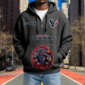 Houston Texans Custom Name High Quality Thick Hoodie VS09