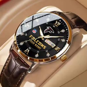Atlanta Falcons Custom Name Men Stylish Fashion Design Watch VS87A