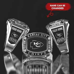 Chiefs Custom Name Classic Genuine Silver Ring VS2B