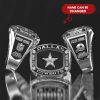 Cowboys Custom Name Classic Genuine Silver Ring VS2C