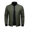 Men’s Stand Collar Casual Bomber Jacket VS01