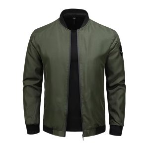 Men&rsquo;s Stand Collar Casual Bomber Jacket VS01
