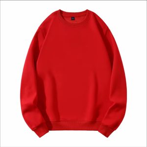 Custom Name Plush Hooded Sweater Thick Winter Casual Pullover