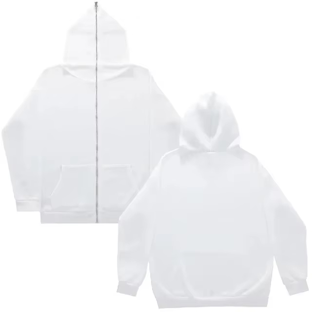 SKU-03-White Long zip