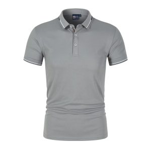Men’s Premium Cotton Polo Shirt Lightweight Breathable Summer Streetwear