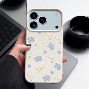Small Floral Transparent Shockproof Phone Case